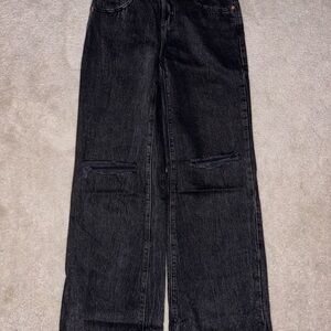 Garage Black High Rise Jeans